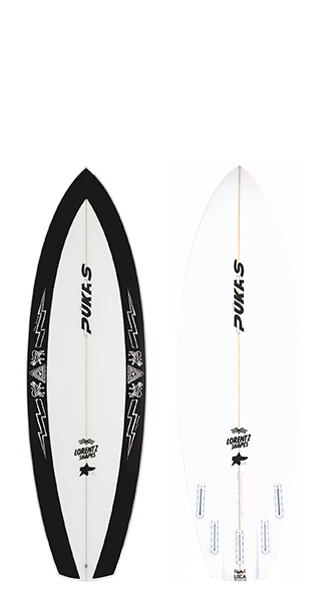 pukas custom surfboard